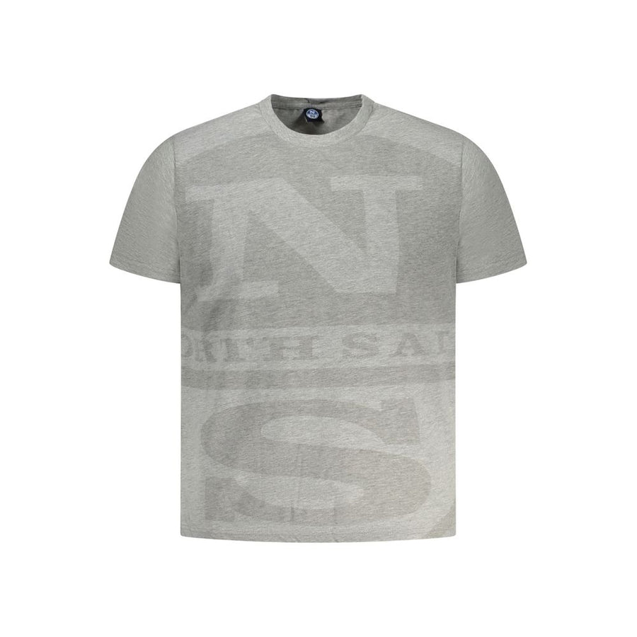 North Sails Brown Cotton Men T-Shirt