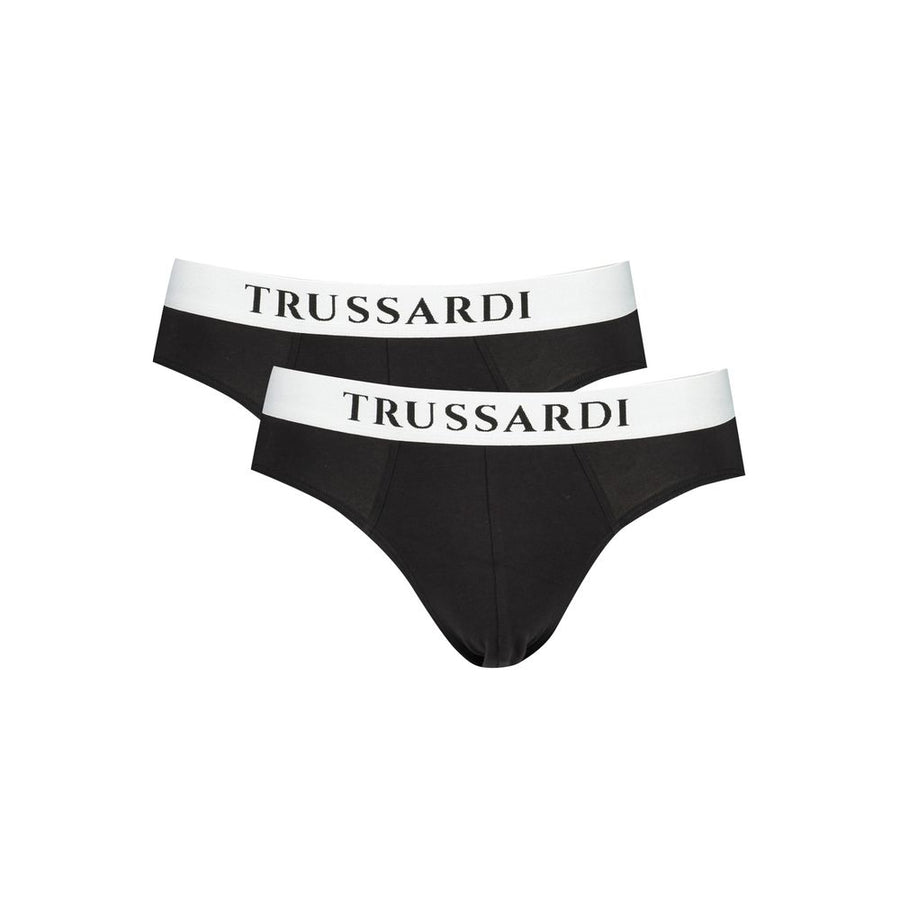 Trussardi Black Cotton Men Underwear Pack