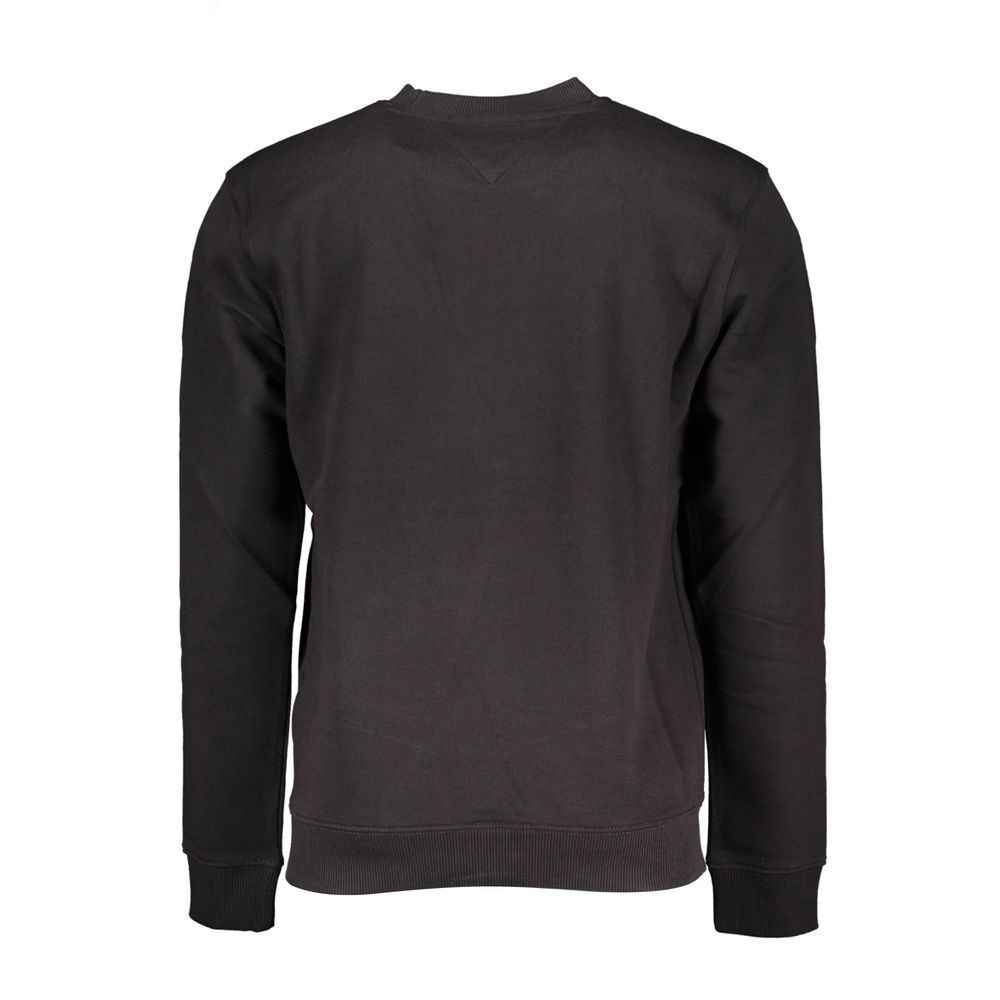 Tommy Hilfiger – Schwarzer Baumwollpullover für Herren