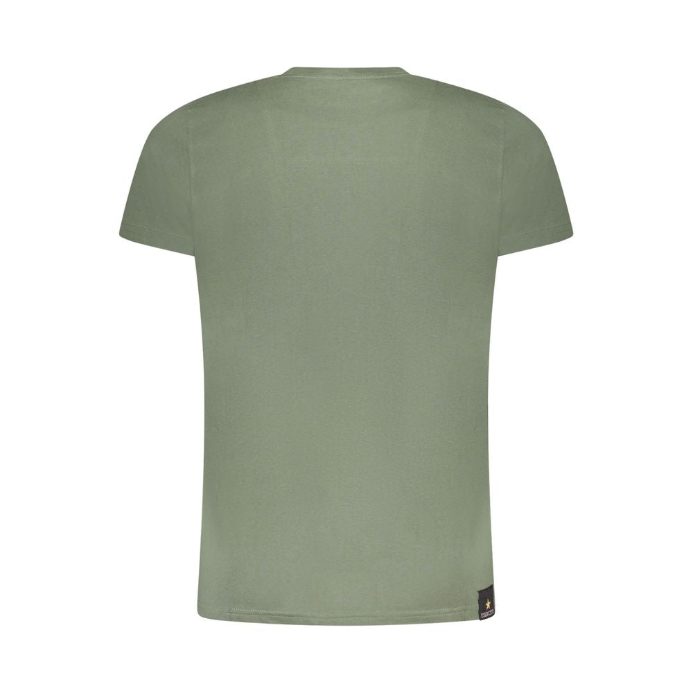 Grünes Baumwoll-T-Shirt Esercito 1659