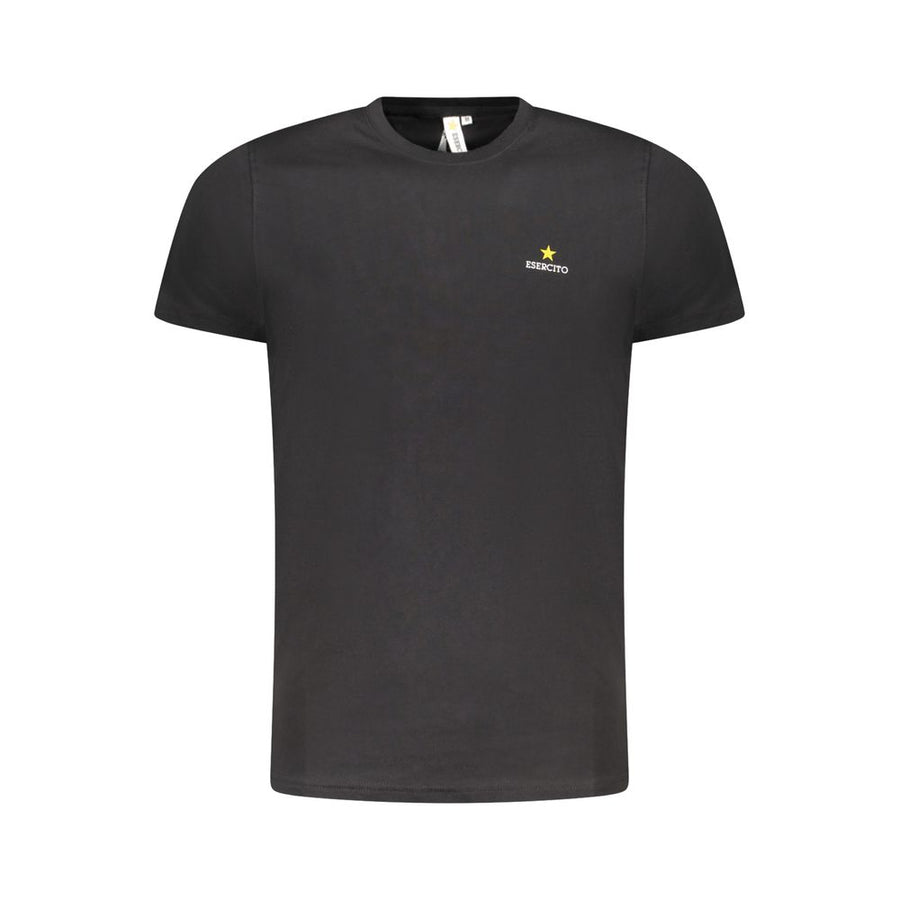 Esercito 1659 Schwarzes Baumwoll-T-Shirt