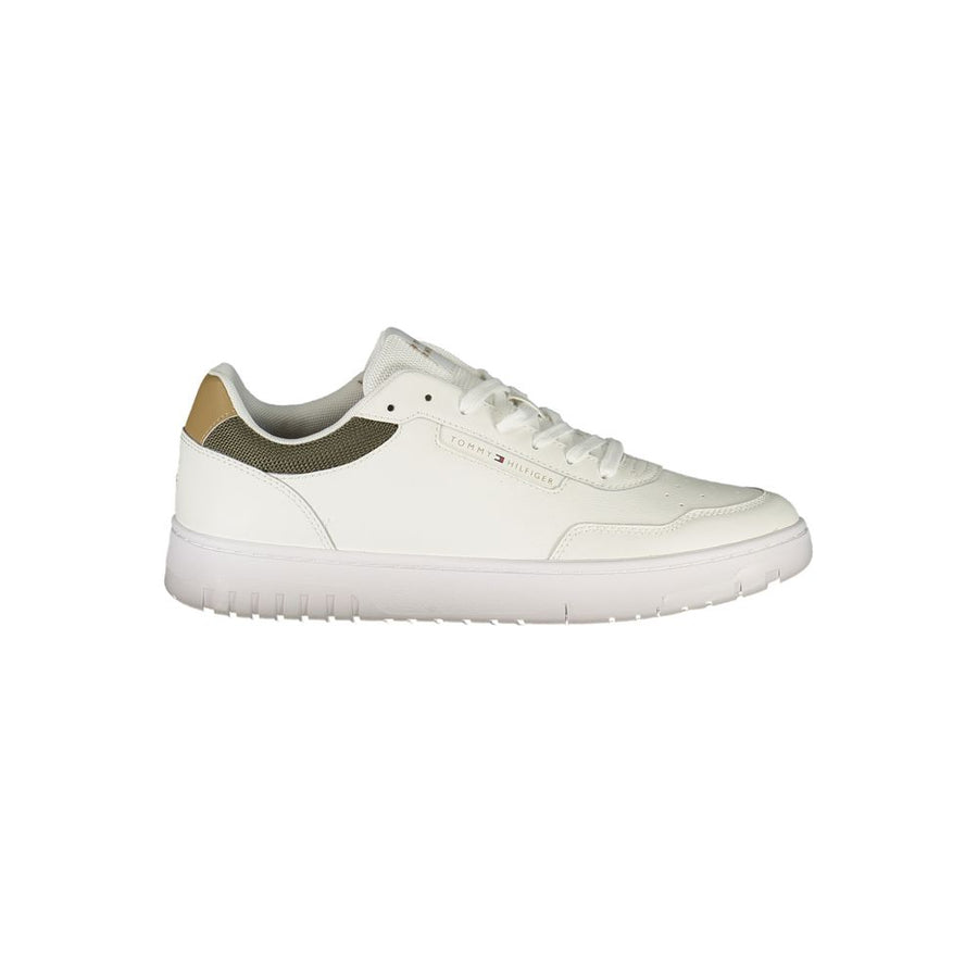 Tommy Hilfiger White Leather Men Sneaker