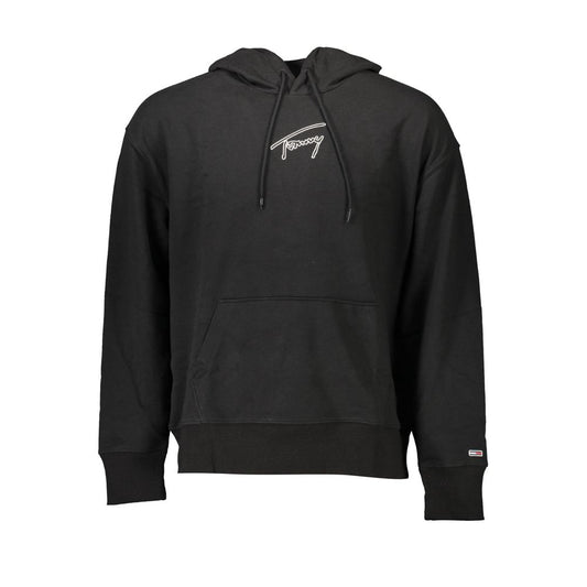 Tommy Hilfiger – Schwarzer Baumwollpullover für Herren