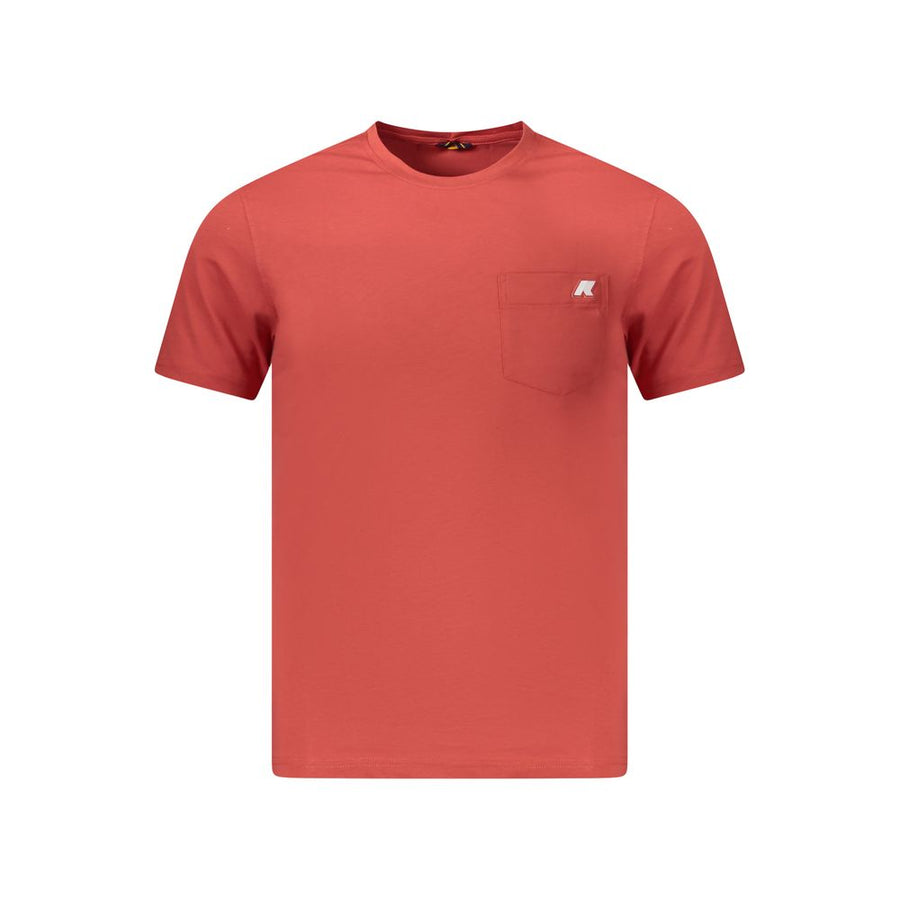 K-WAY Red Cotton Men T-Shirt