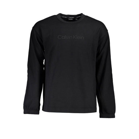Calvin Klein Herrenpullover aus schwarzer Baumwolle