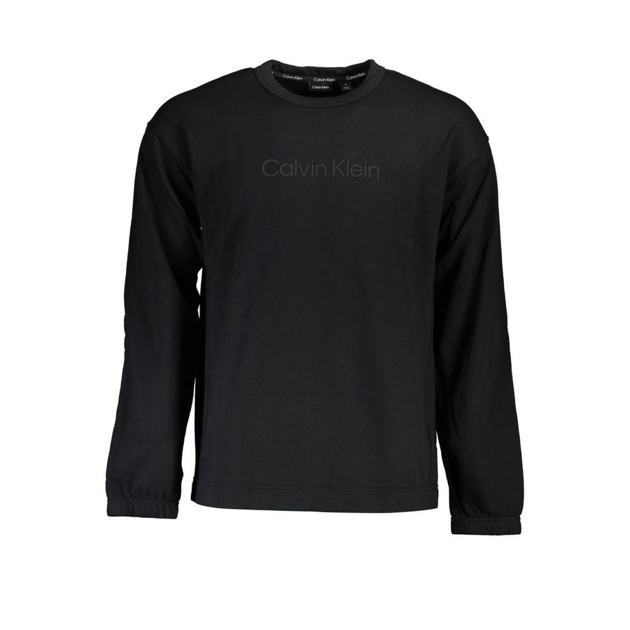 Calvin Klein Herrenpullover aus schwarzer Baumwolle