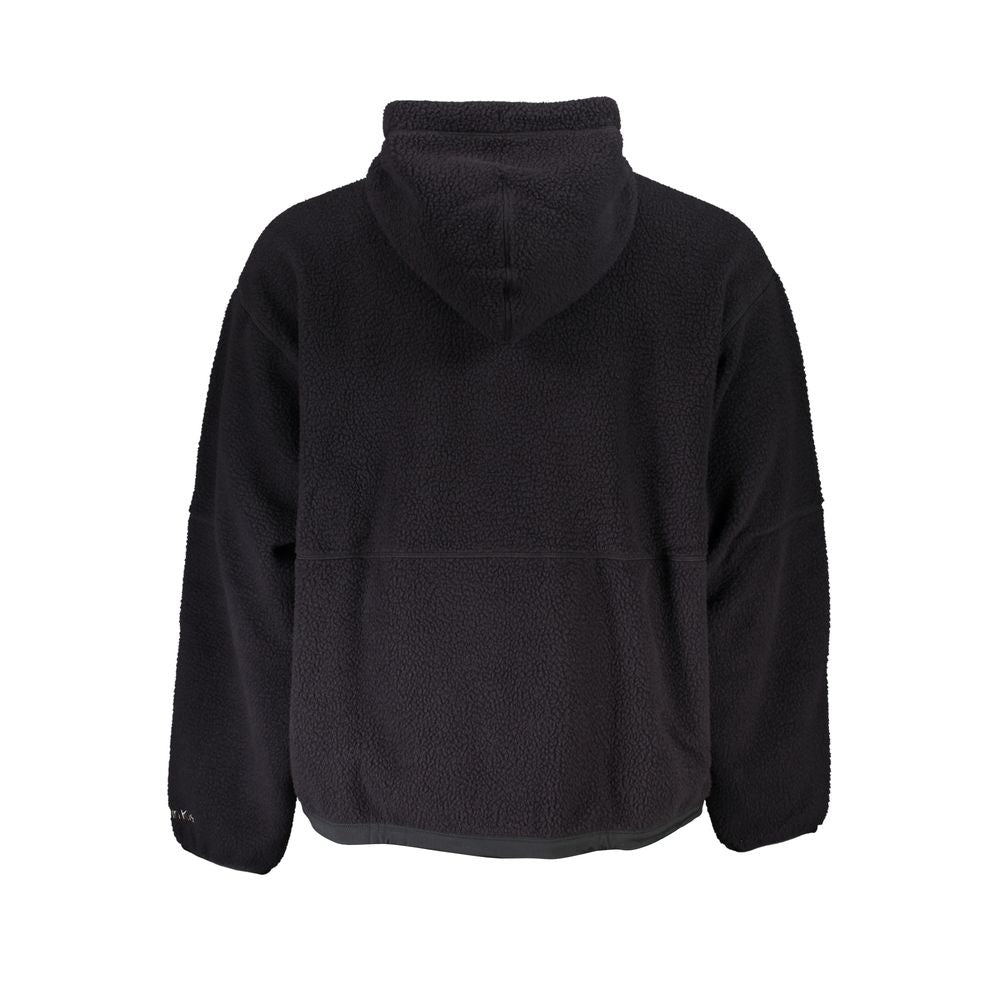 Calvin Klein Schwarzer Polyester Herrenpullover mit Kapuze