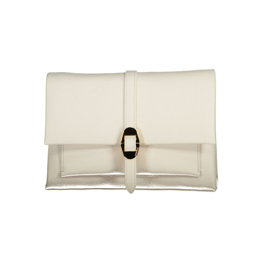 Coccinelle Weiße Lederhandtasche