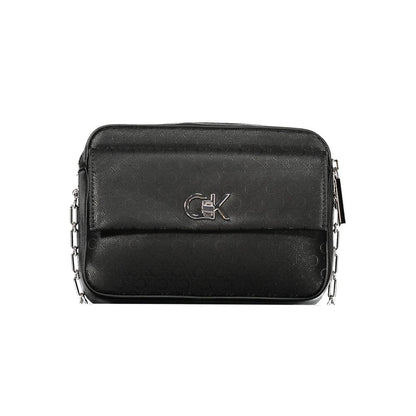 Calvin Klein Schwarze Polyester-Handtasche