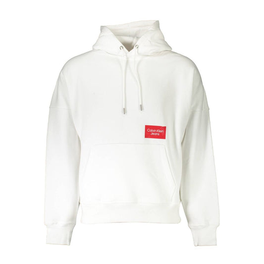 Calvin Klein Weißer Baumwollpullover für Herren