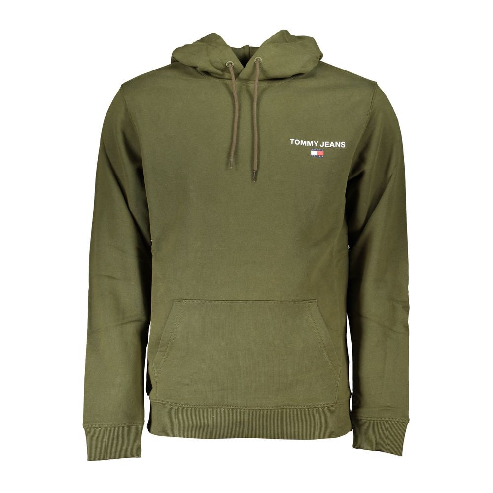 Tommy Hilfiger – Grüner Baumwollpullover für Herren
