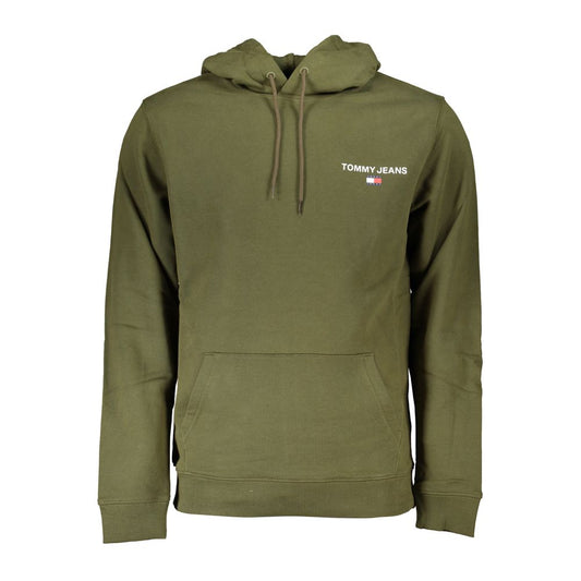 Tommy Hilfiger – Grüner Baumwollpullover für Herren