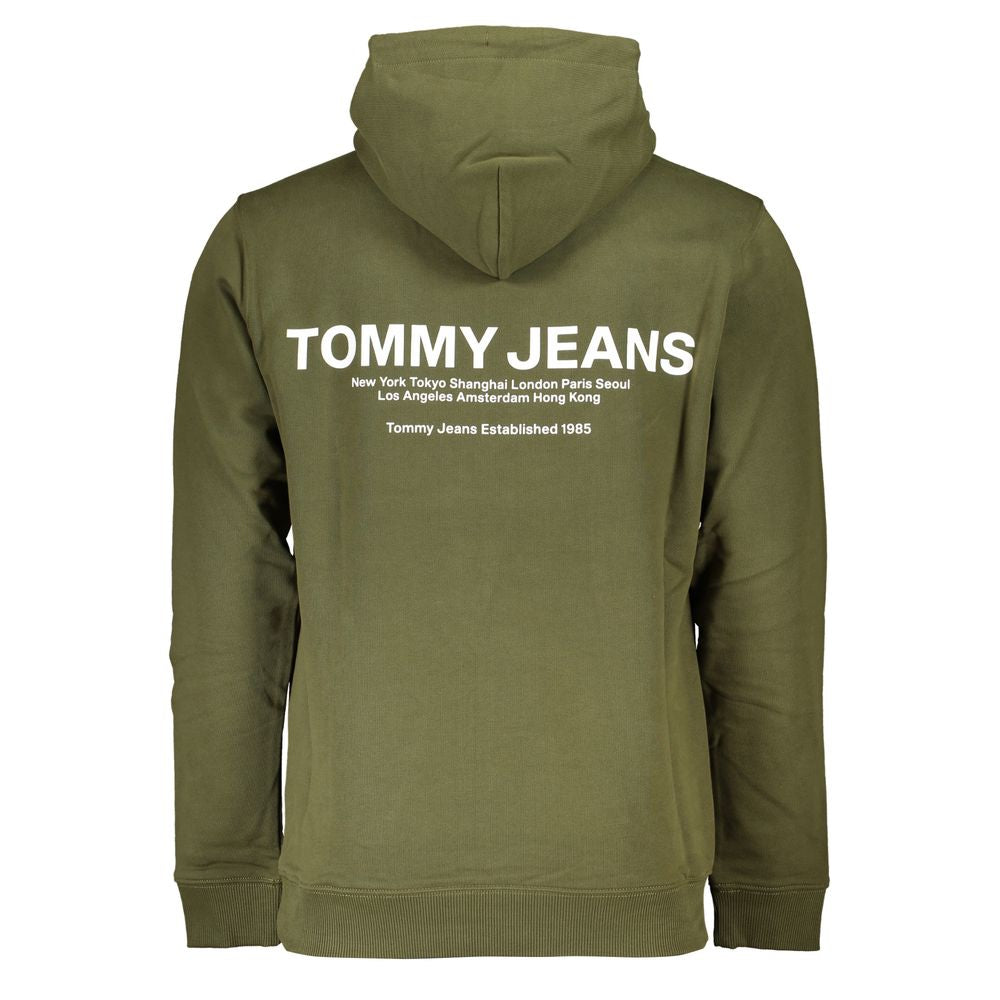 Tommy Hilfiger – Grüner Baumwollpullover für Herren