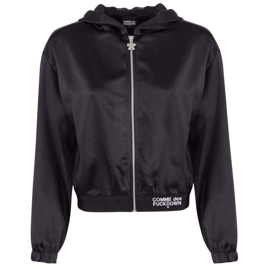 Comme Des Fuckdown Black Polyester Sweater