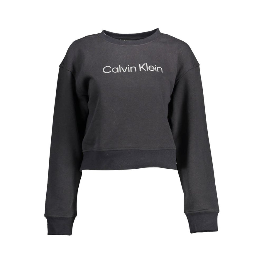 Calvin Klein Damenpullover aus schwarzer Baumwolle