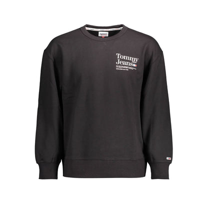 Tommy Hilfiger – Schwarzer Baumwollpullover für Herren