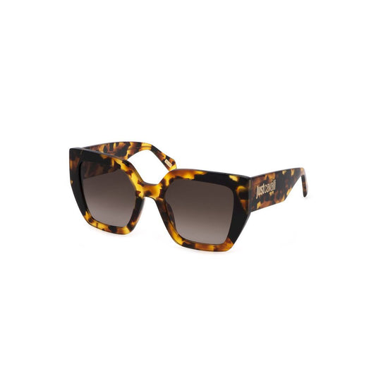 Just Cavalli Damen-Sonnenbrille aus braunem Kunststoff
