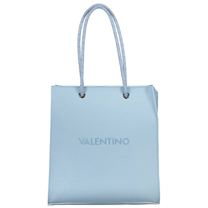 Mario Valentino Blaue Polyethylen-Handtasche