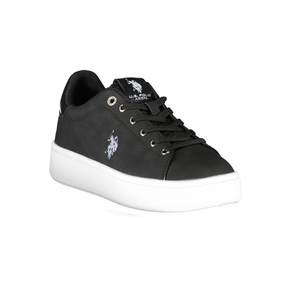 US POLO ASSN. Schwarze Polyester-Damen-Sneaker