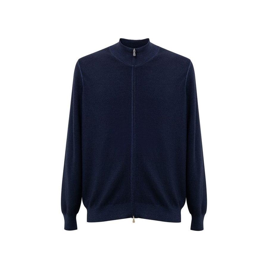 Gran Sasso Blue Wool T-Shirt