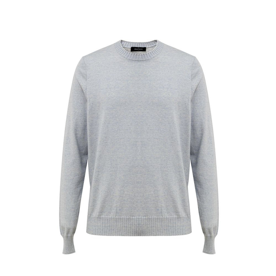 Gran Sasso Blue Cotton Sweater