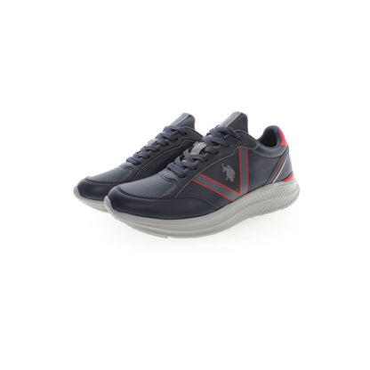 US POLO ASSN. Blauer Polyester-Sneaker