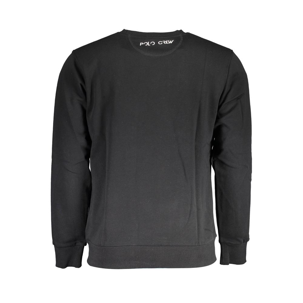 La Martina Schwarzer Baumwollpullover für Herren