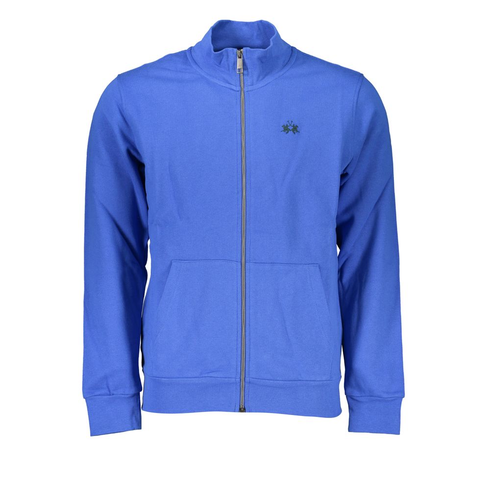 La Martina Blauer Baumwollpullover für Herren