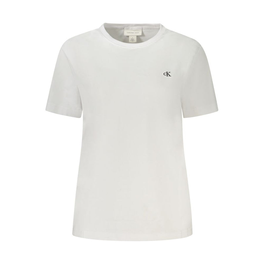 Calvin Klein White Cotton Tops & T-Shirt