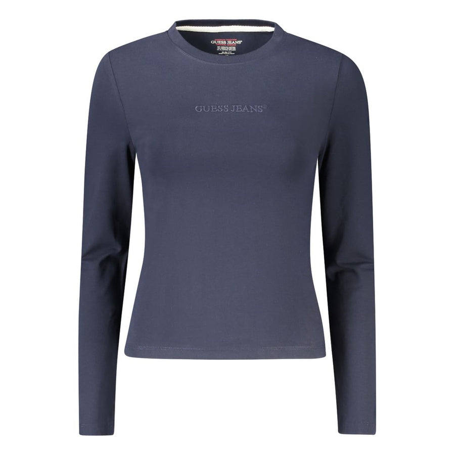 Guess Jeans Blue Cotton Tops & T-Shirt