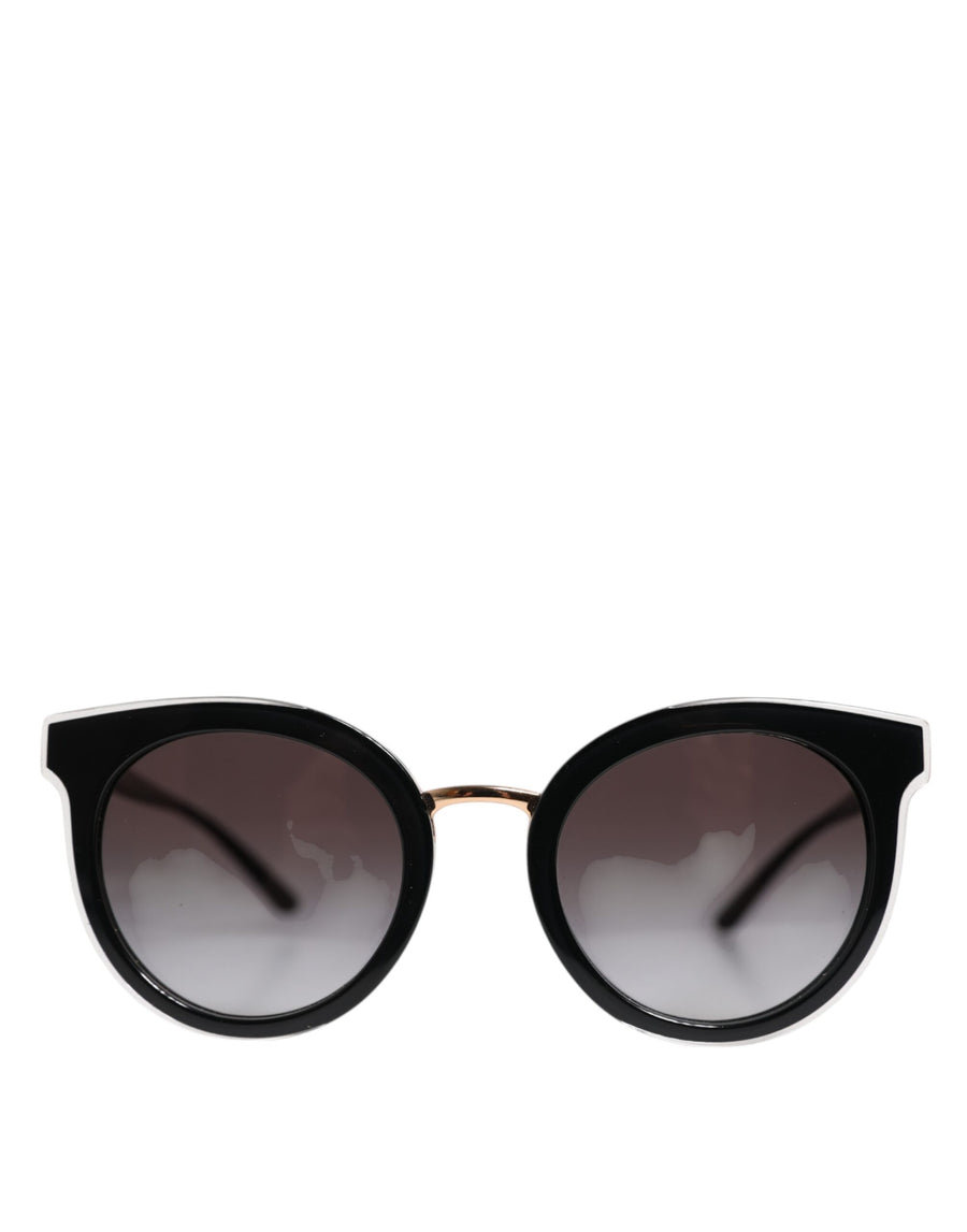 Dolce & Gabbana Black Transparent Trim Round DG4371-F Eyewear Sunglasses