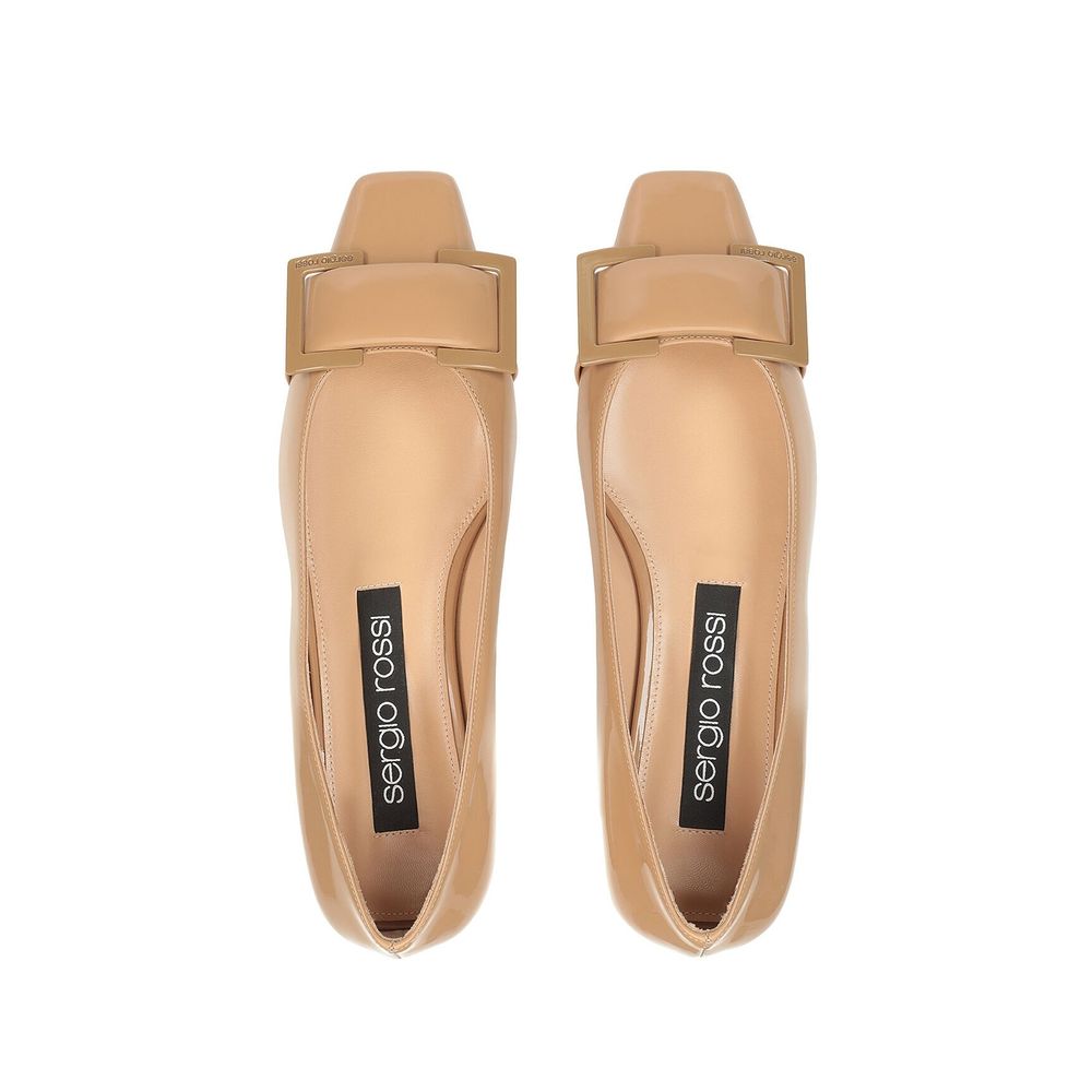 Sergio Rossi Lederballerinas