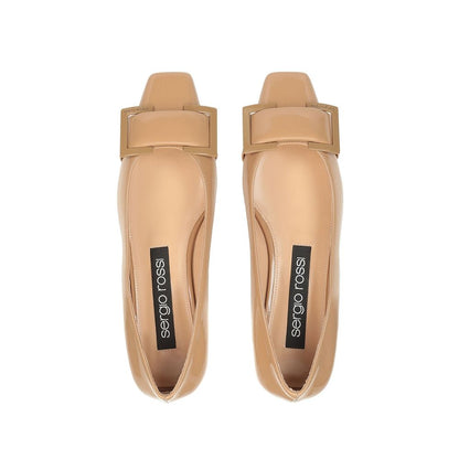 Sergio Rossi Lederballerinas