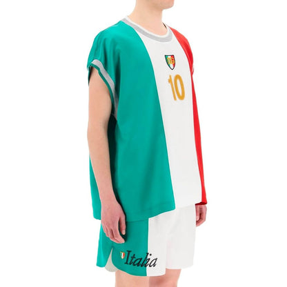 Dolce & Gabbana White Polyester T-Shirt