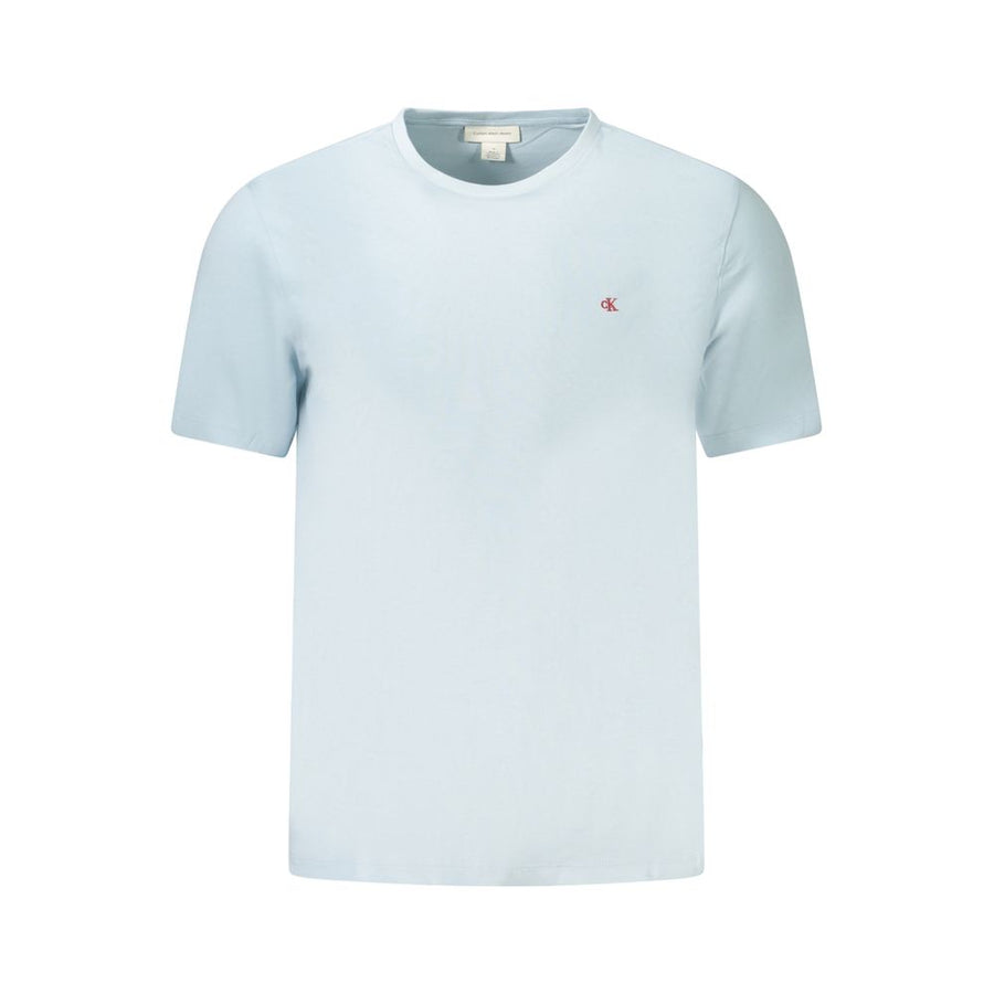 Calvin Klein Blue Cotton Men T-Shirt
