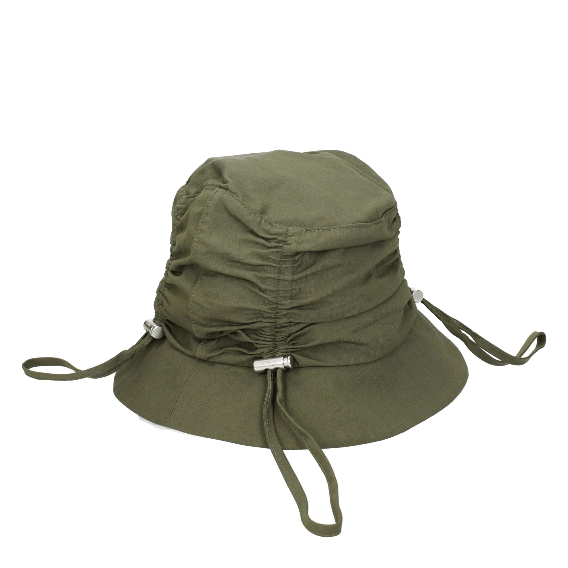 Jacquemus Grüne Fischerhüte aus Baumwolle