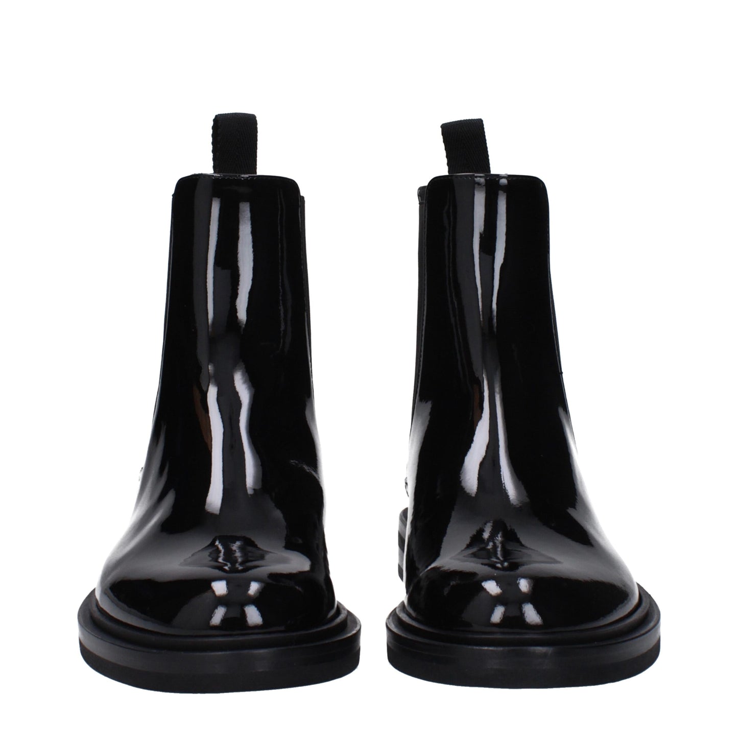 Dolce & Gabbana Black Leather Ankle Boots