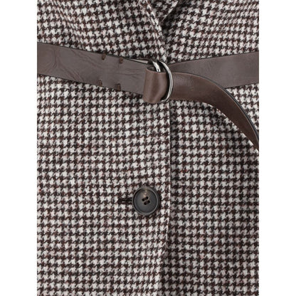 Brunello Cucinelli Brown Wool Jackets And Coat