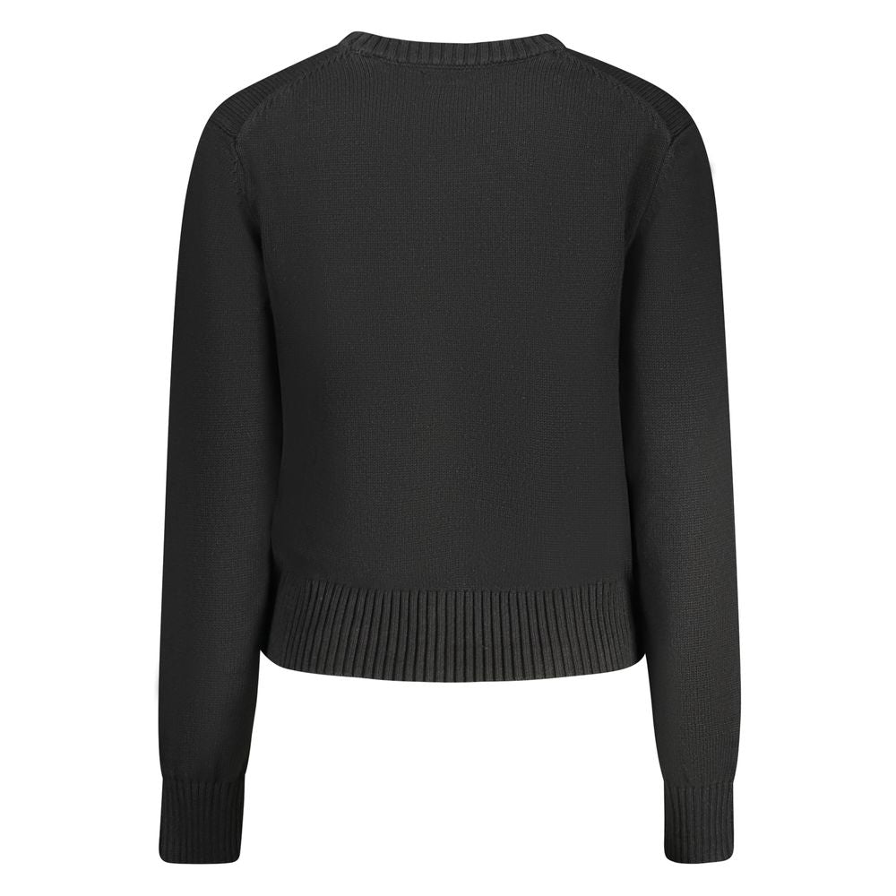 Guess Jeans – Schwarzer Baumwollpullover