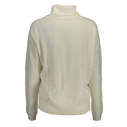 US POLO ASSN. Weißer Wollpullover