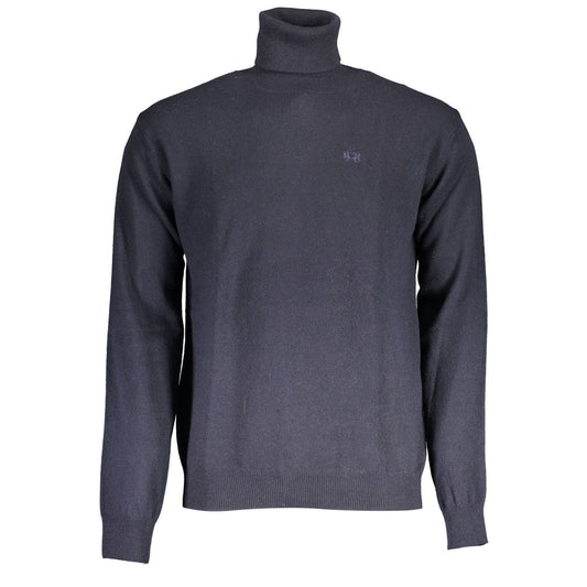 La Martina Blauer Wollpullover