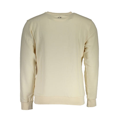 La Martina Weißer Baumwollpullover für Herren