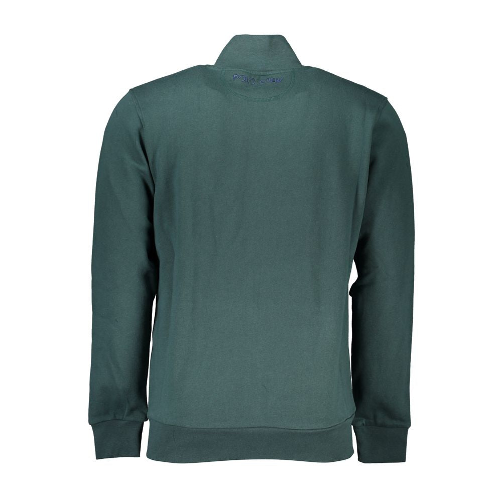 La Martina Grüner Baumwollpullover für Herren