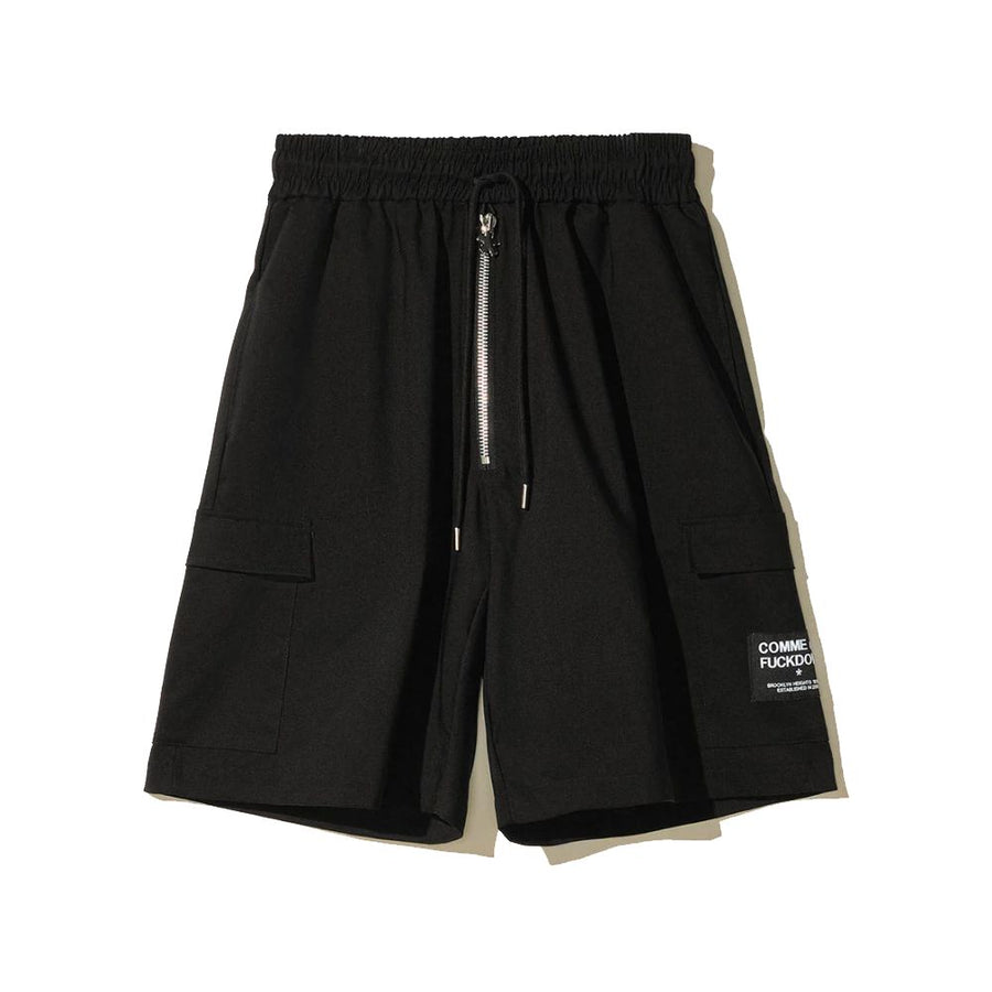 Comme Des Fuckdown Black Cotton Short