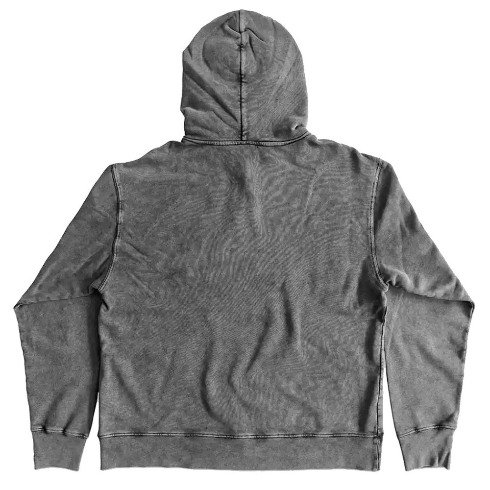 Diego Venturino Grauer Baumwoll-Herren-Kapuzenpullover