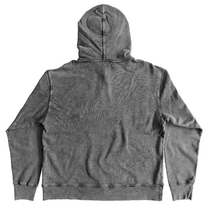 Diego Venturino Grauer Baumwoll-Herren-Kapuzenpullover