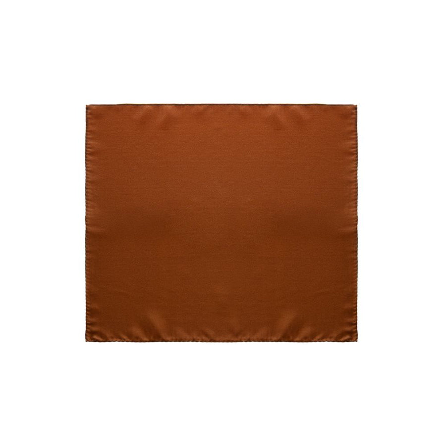 Dolce & Gabbana Brown Silk Pocket Square