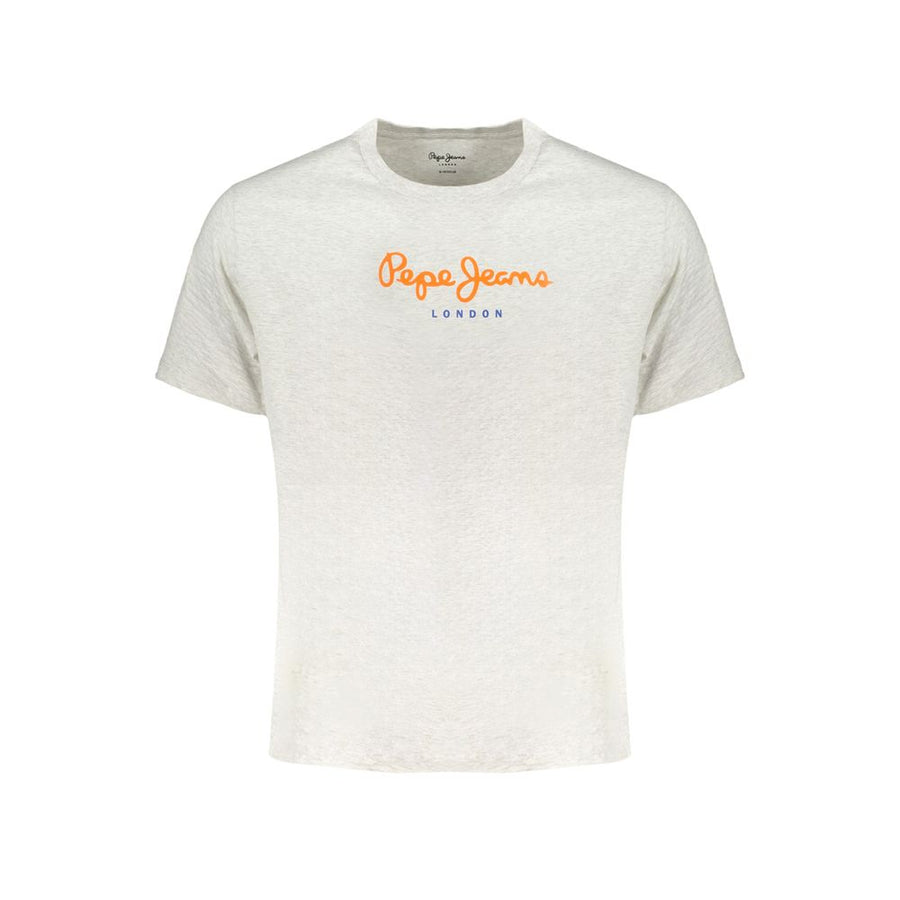 Pepe Jeans Gray Cotton T-Shirt