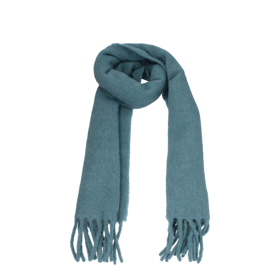Ami Paris Green Leather Scarf
