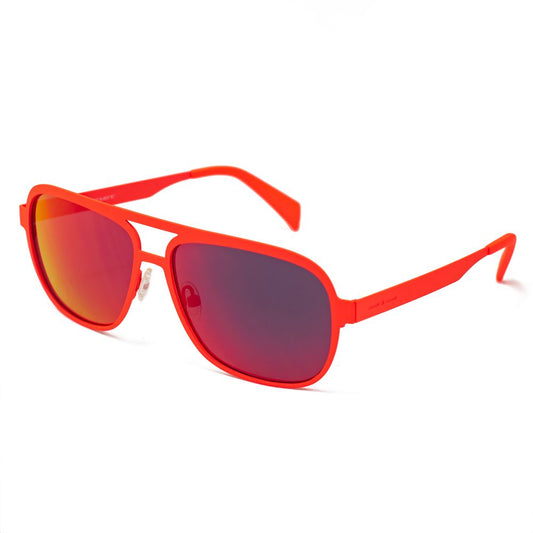 Graue Sonnenbrille aus Metall von Italia Independent
